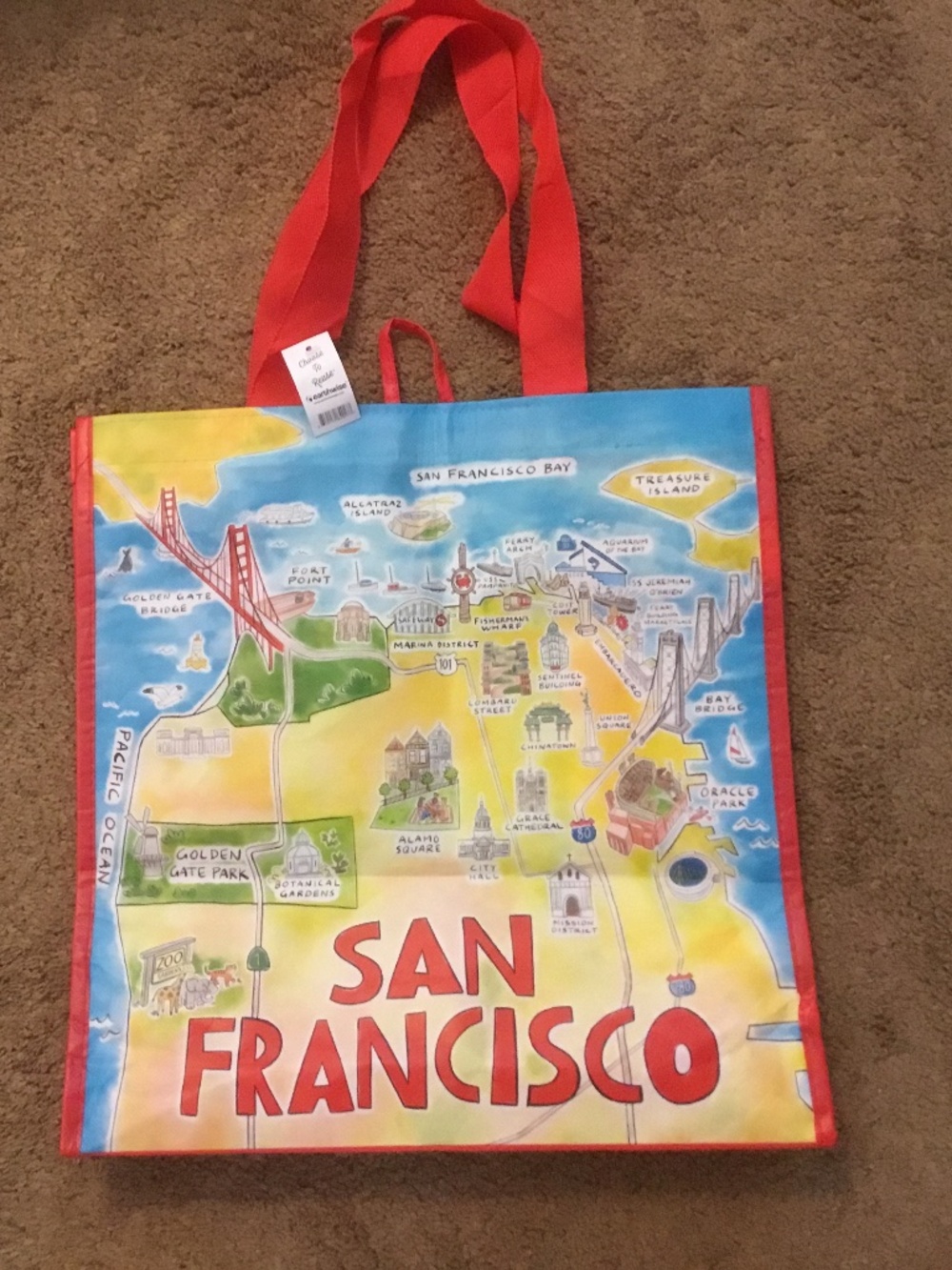 San Francisco Reuseable Tote Bag
